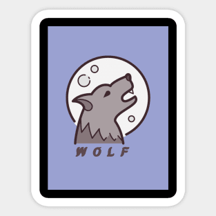 wolf Sticker